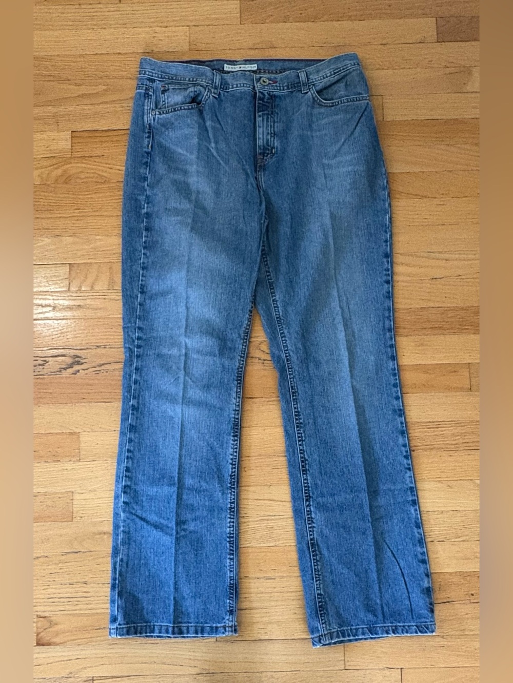 Vintage Tommy Hilfiger Classic Straight Leg Jeans - Size 16 Long
